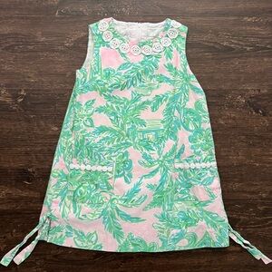 Lilly Pulitzer Little Lilly Classic Shift Baby Pink Sand size 4